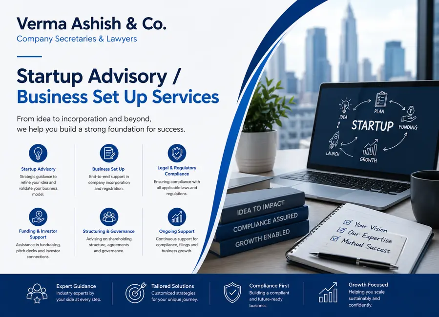 Startup Advisory / Business Set Up Services