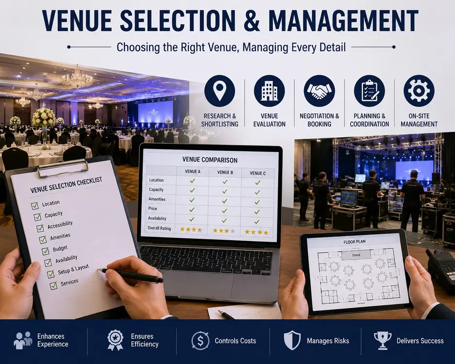 Venue Selection and Management